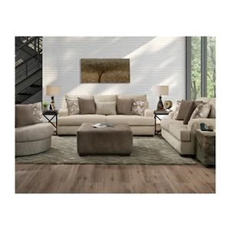4 Piece Stationary Living Room Group